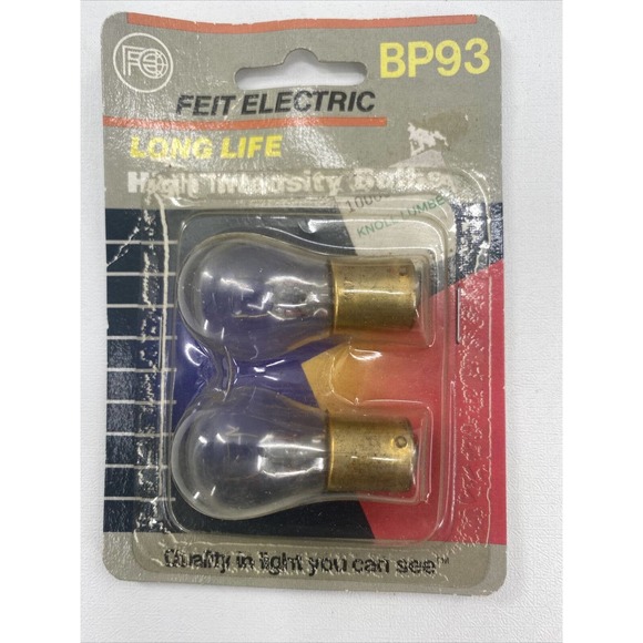 Pack of 2 Feit Electric Long Life 12v High Intensity Bulbs Longer life BP93 - Picture 8 of 8